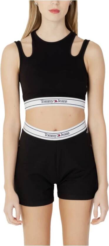 Tommy Hilfiger TJW Logo WB BRA TOP Dw0Dw14892Bds , Zwart, Dames