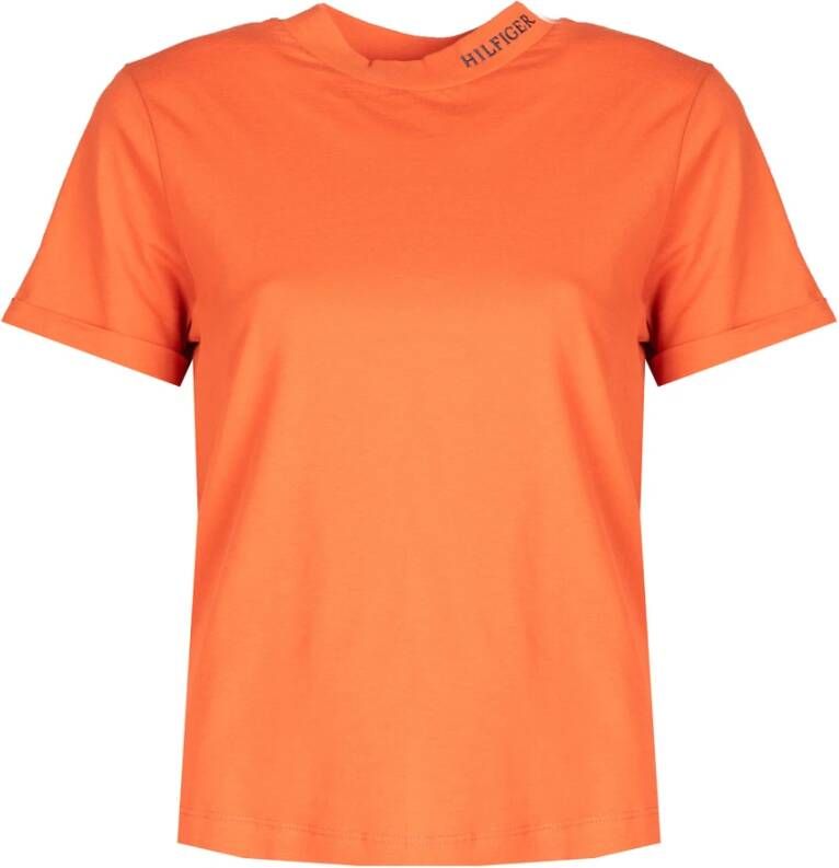 Tommy Hilfiger T shirt lola high , Oranje, Dames