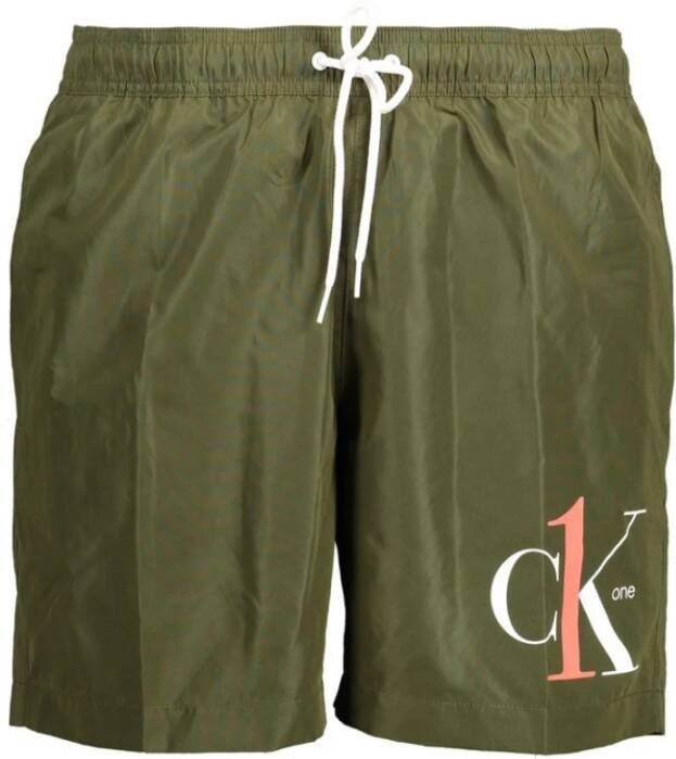 Calvin Klein zwempakonderdelen onder Man Green , Groen, Heren