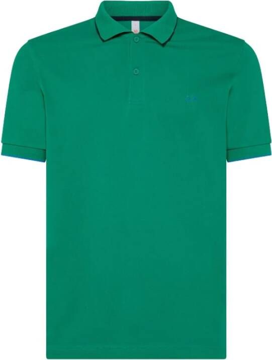 Sun68 Polo Shirts , Groen, Heren