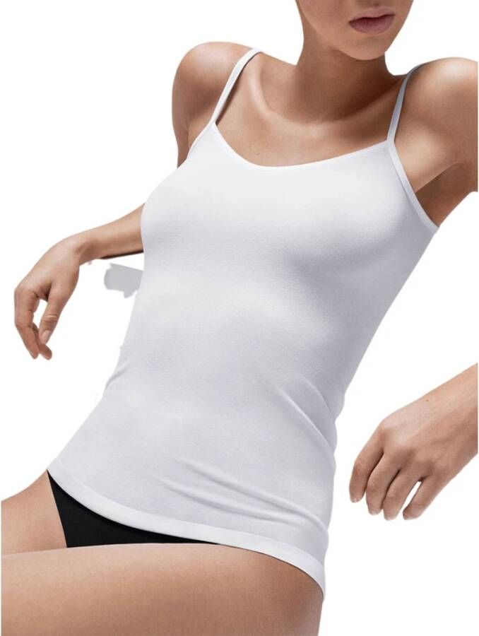 Wolford Sleeveless Tops , Wit, Dames