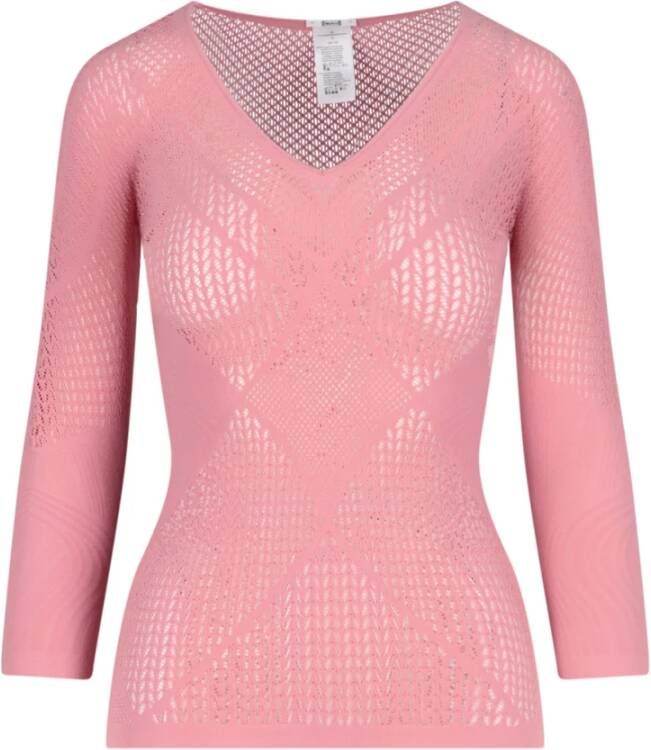 Wolford Tops met lange mouwen , Roze, Dames