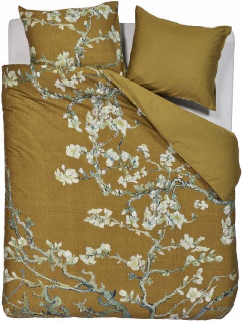 Beddinghouse Almond Blossom dekbedovertrekset van katoensatijn 220TC inclusief kussenslopen