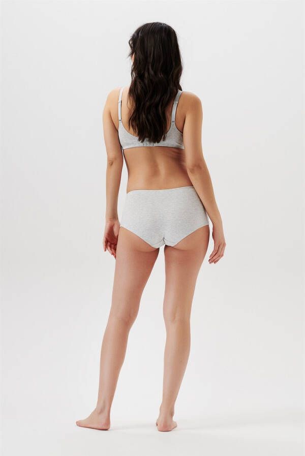 Noppies Voorgevormde voedingsbh Cotton Melange Light Grey Melange B70