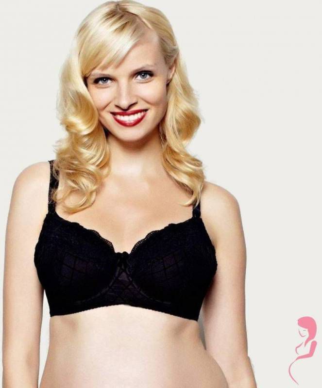 Cake Lingerie  Voedingsbeha LICORICE TWIST Zwart Gr.80C Jongen/Meisjes