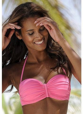 Buffalo Beugelbikinitop in bandeaumodel Happy met gevlochten detail