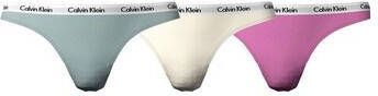 Calvin Klein Tanga THONG 3PK(FF)(set, 3 stuks, Set van 3 )