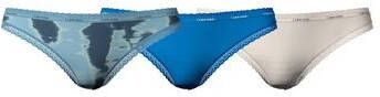Calvin Klein Tangaslip THONG 3PK(set, 3 stuks, Set van 3 )