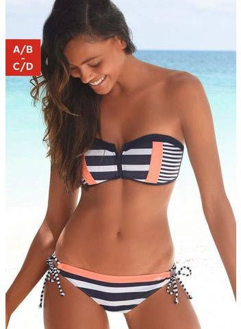 KangaROOS Bandeau bikinitop ANITA met ritssluiting tussen de cups