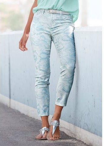 Lascana 7/8-jegging, met paisleyprint