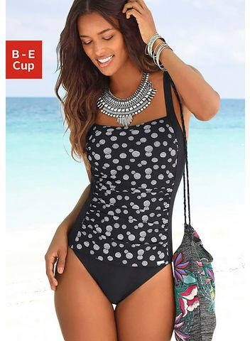 Lascana Badpak in een modieus design met een modellerend effect