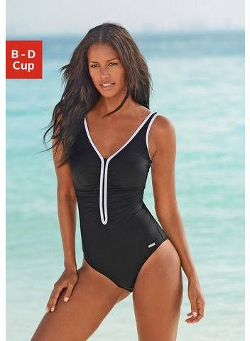 Lascana Badpak met contrastpaspel en modellerend effect