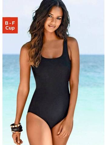 Lascana Badpak met gekruiste bandjes achter en modellerend effect