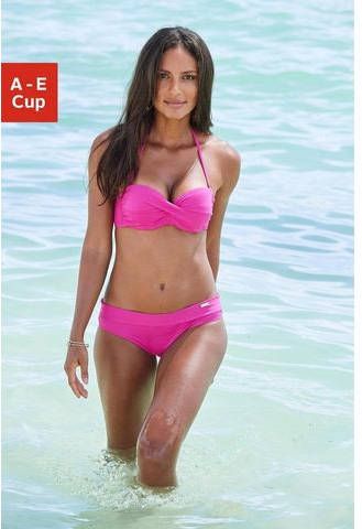 Lascana Bandeaubikinitop Italië, met bandjes aan de zijkant