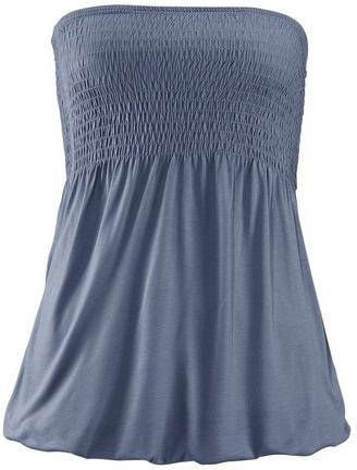 Lascana Bandeautop met brede smokinzet