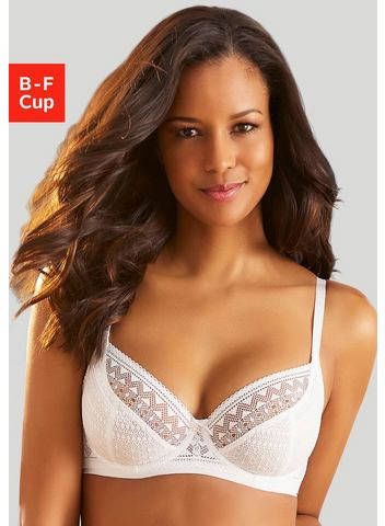 Lascana Beugel bh met prachtige kant in grafische look