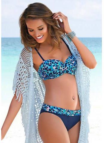 Lascana Beugelbikini in bandeaumodel in animaldesign
