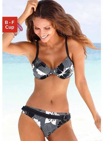 Lascana Beugelbikini met bloemenprint