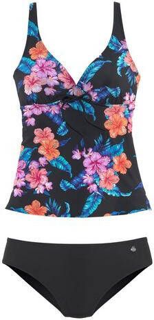 Lascana Beugeltankini met tropische bloemenprint