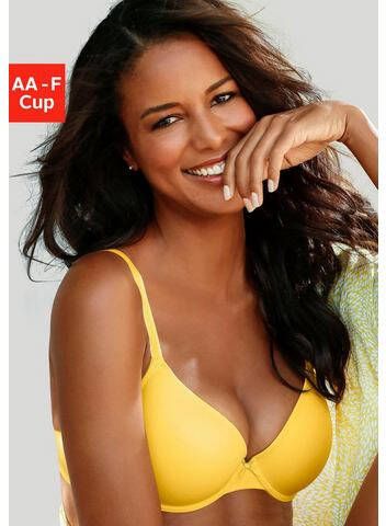 Lascana Bh met steuncups Ela perfect basic met beugel van zijdeachtige microvezel