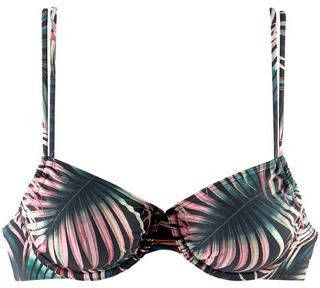 Lascana Bikinitop met beugels Reese met palm print
