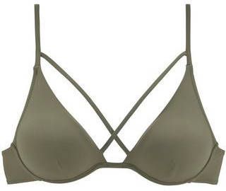 Lascana Bikinitop met beugels Scarlett met sierbandjes