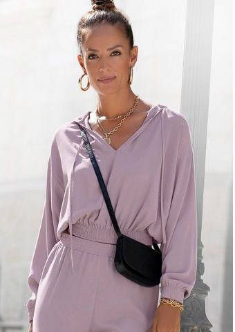 Lascana Blouse zonder sluiting in kort model