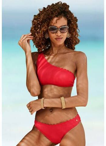 Lascana Bustierbikinitop Scallop in one shouldermodel
