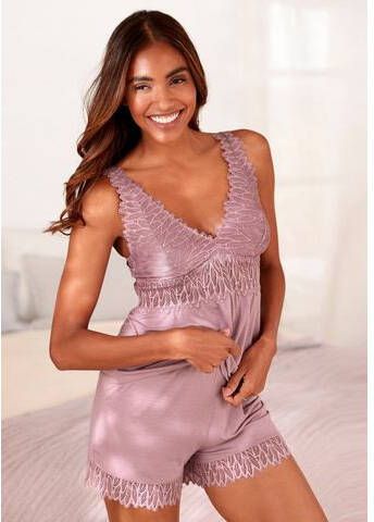 Lascana Kanten top met kanten details