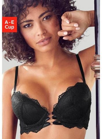 Lascana Push up bh Eleonora met decoratieve rijgsluiting voor