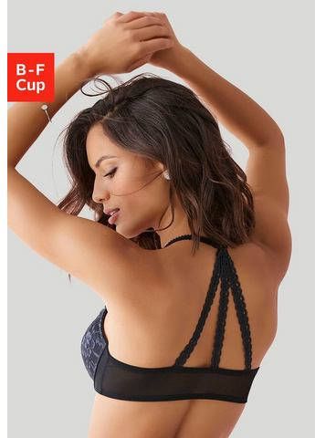 Lascana Push up bh met kanten achterkant in bandjes look
