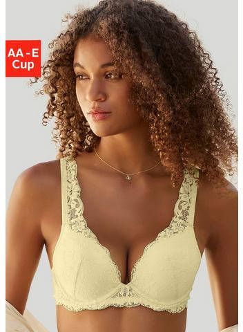 Lascana Push up bh rondom van prachtig, gebloemd kant