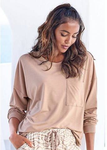 Lascana Pyjama top in heerlijk zachte kwaliteit