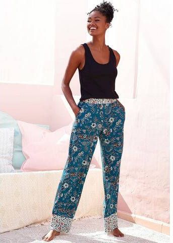 Lascana Pyjama top van ribbreisel