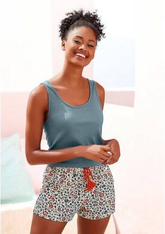 Lascana Pyjama top van ribbreisel