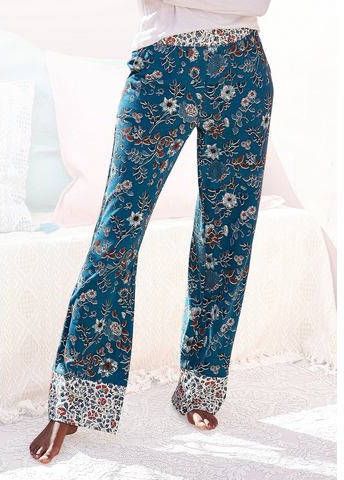 Lascana Pyjamabroek in bloemen print all over