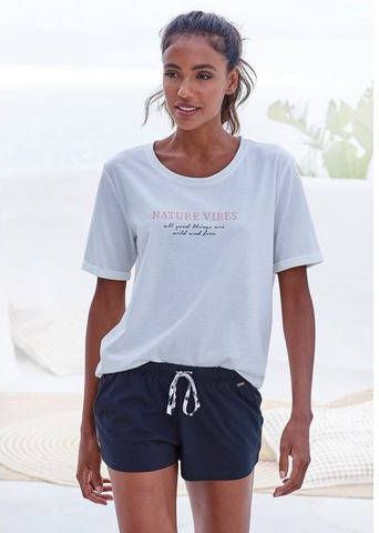 Lascana Pyjamashort in een zachte kwaliteit