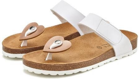 Lascana Slippers met comfortabel kurkvoetbed en 2 vervangbare elementen(3 delig )