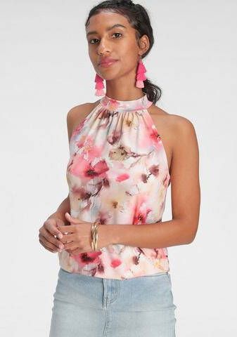 Melrose Haltertop met bijzondere rugverwerking