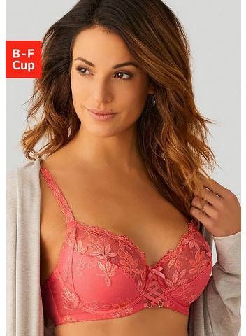 Nuance Beugel bh met gebloemde borduurkant