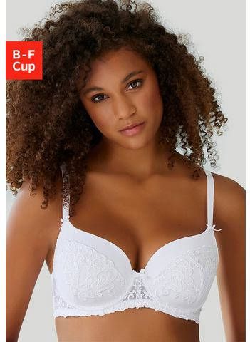 Nuance Bh met steuncups Dessous met bloemetjesborduursel bij de cup