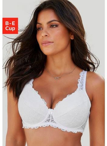 Nuance Bh met steuncups van fijne, gebloemde kant