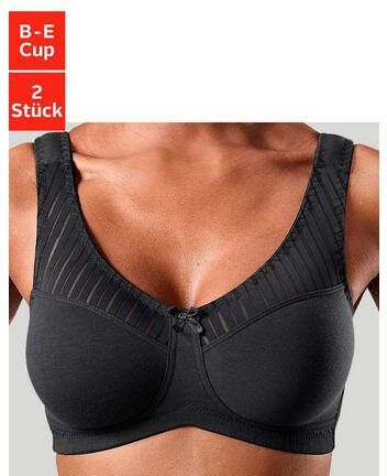 Nuance Bh zonder beugels met vlot streepmateriaal(set, Set van 2 )