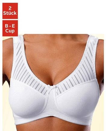 Nuance Bh zonder beugels met vlot streepmateriaal(set, Set van 2 )