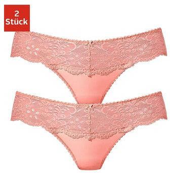 Nuance String Dessous met brede kantband(2 stuks )