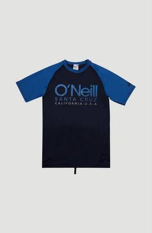 O'Neill Blue UV T shirt Cali met logo donkerblauw/blauw