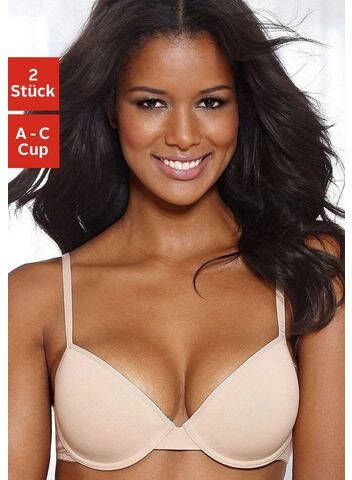 petite fleur Bh met steuncups met beugel, van katoen(set, Set van 2 )