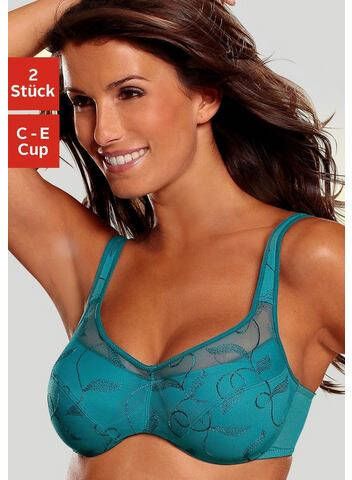 petite fleur Minimizer bh met beugel en mooi borduursel(set, Set van 2 )