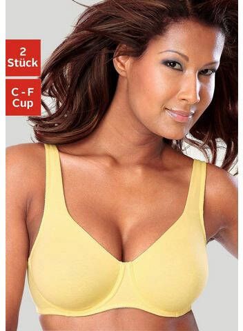 petite fleur Minimizer bh met beugel van katoen(set, Set van 2 )