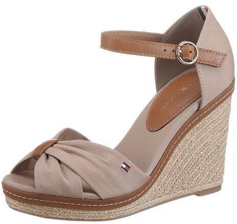 Tommy Hilfiger Highheel sandaaltjes ICONIC ELENA SANDAL met verstelbare gesp